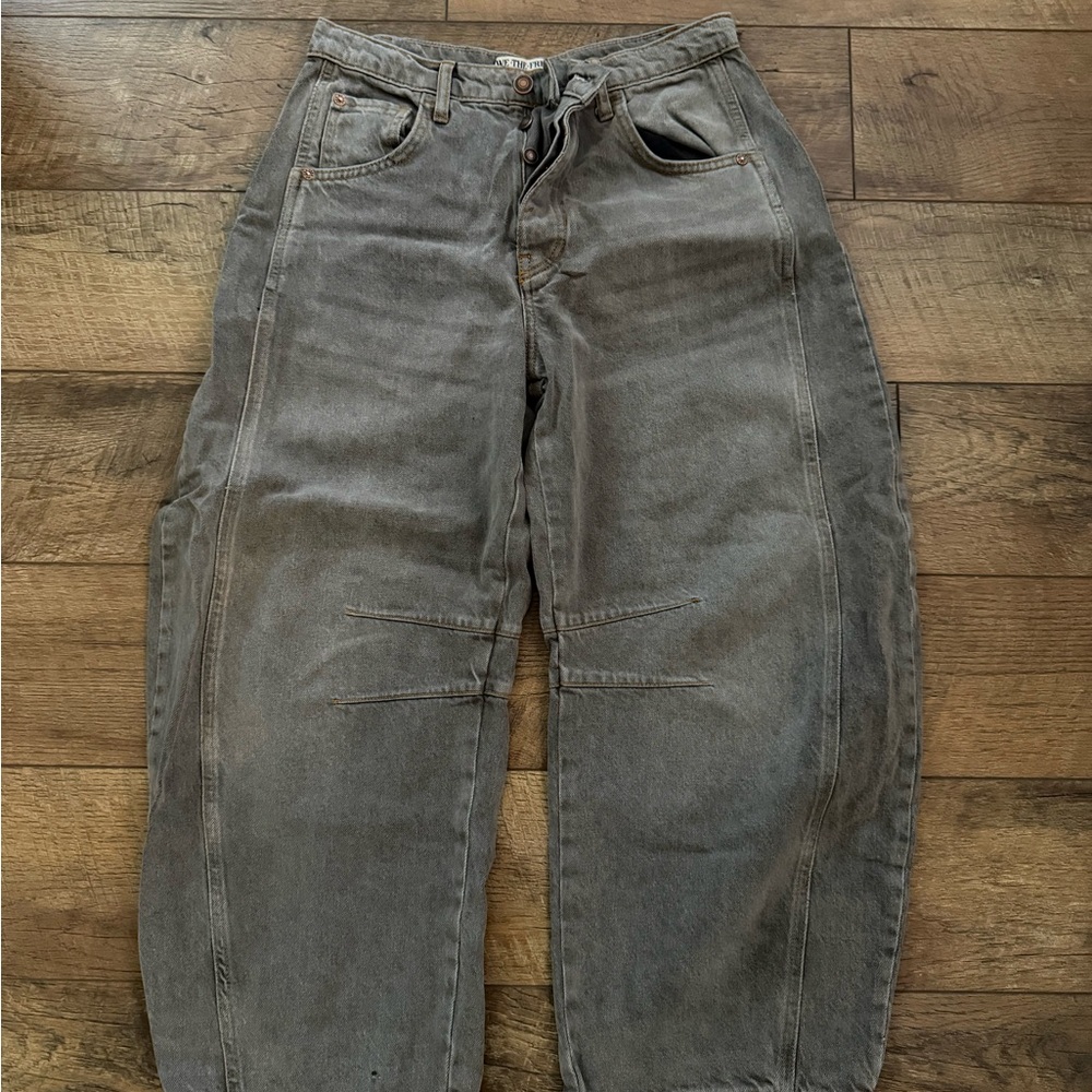 We The Free Light Gray Denim Jeans